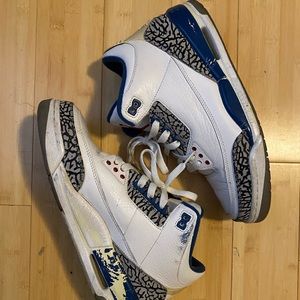 Mens Jordan 3 Retro True Blue (For Restoration)